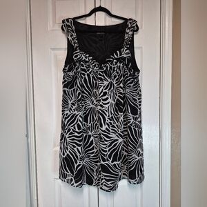 Lane Bryant Black Textured Fabric